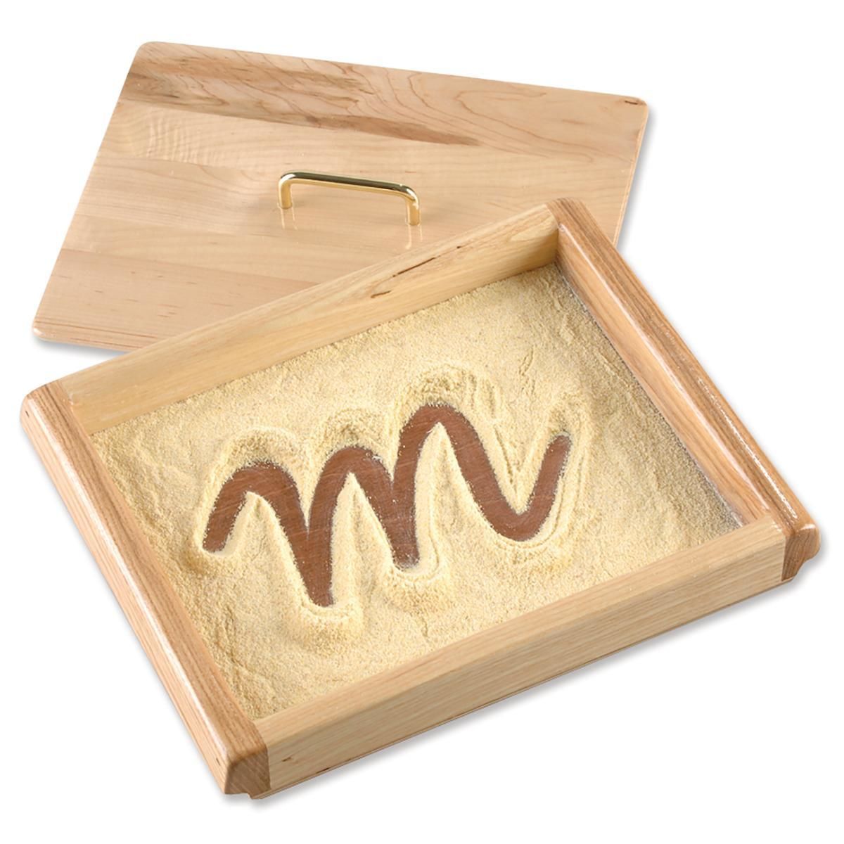 thumbnail image 2 of Therapist Sand Tray With Lid, Wet Or Dry Sand Therapy Tools 2 of 11
