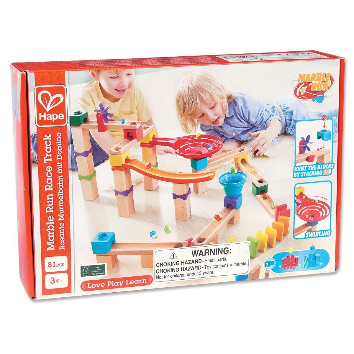 Marble Run Race Track For Small Hands