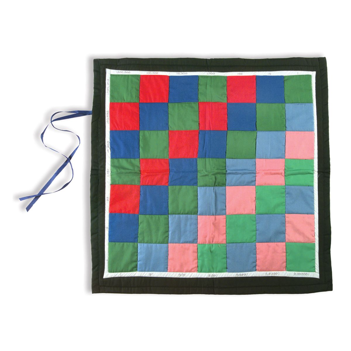 Quilted Decimal Checkerboard Mat Montessori Services