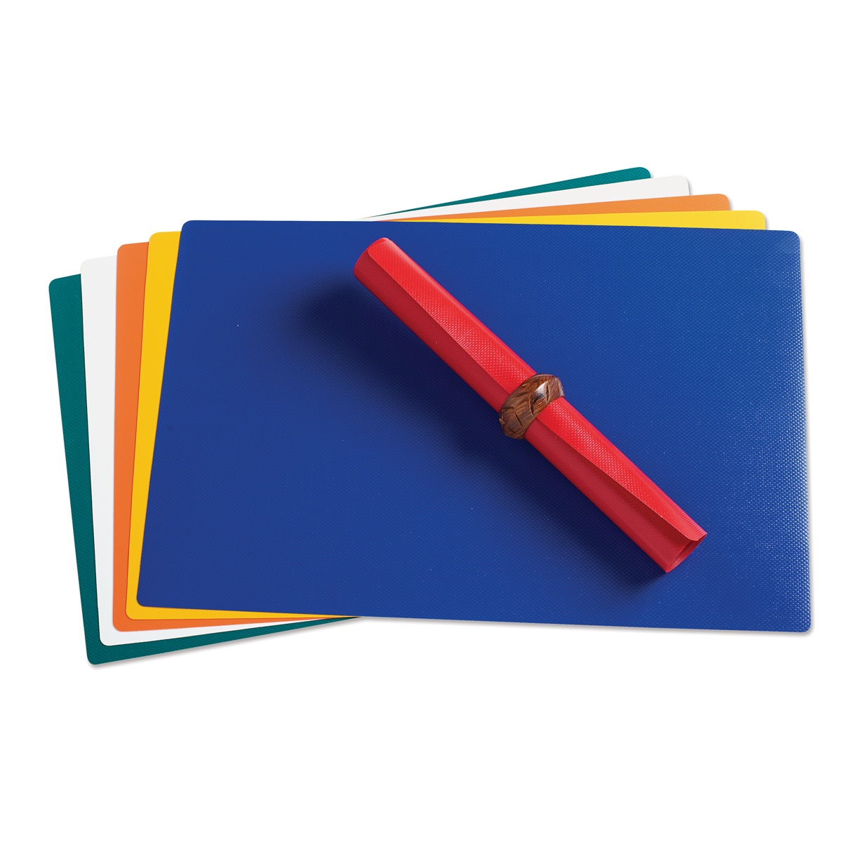 Vinyl Mats with Rounded Corners Assortment Montessori Services