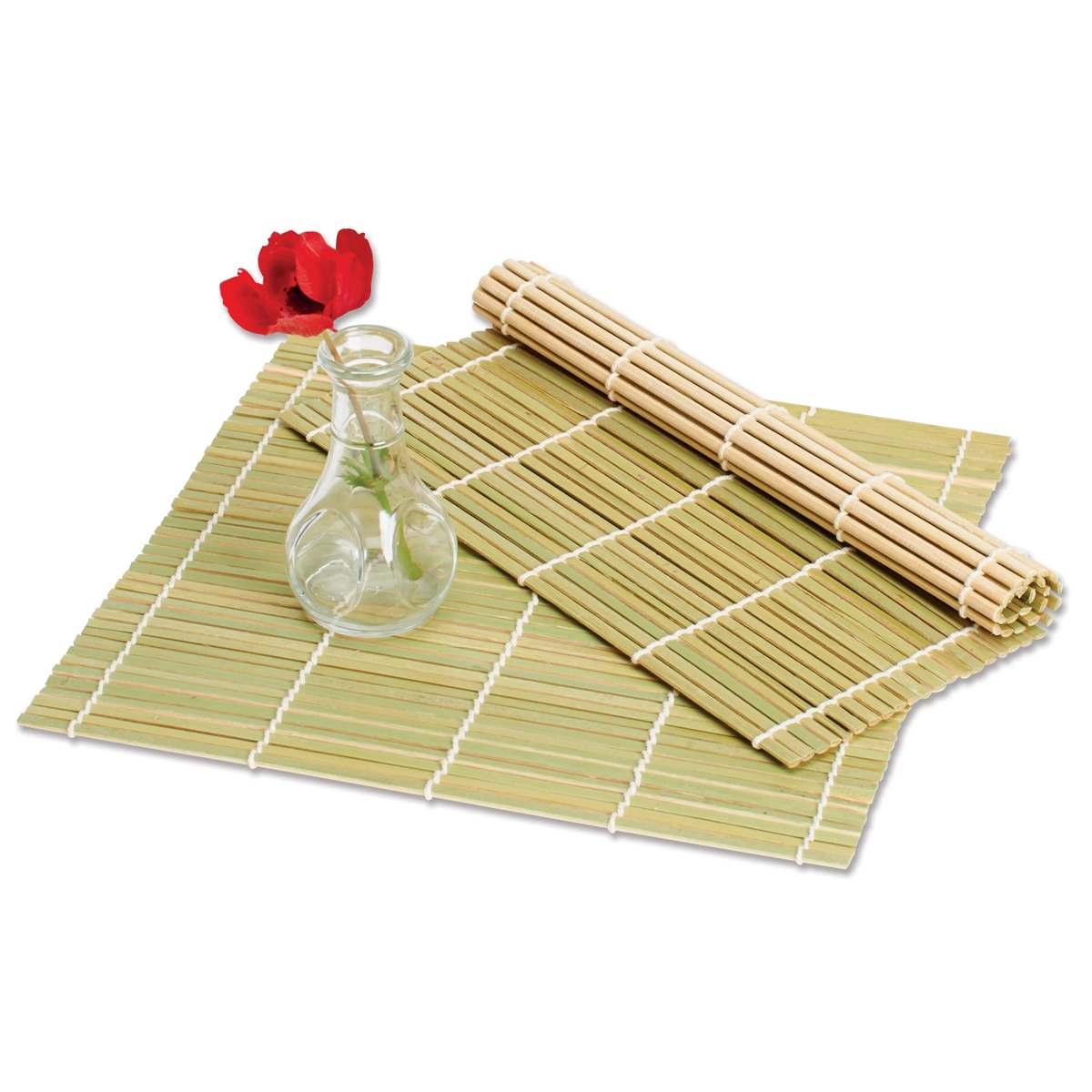 Small Square Bamboo Mat Montessori Services