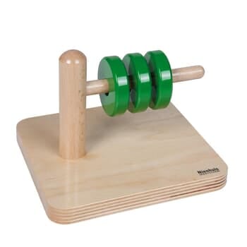 Discs On Horizontal Dowel