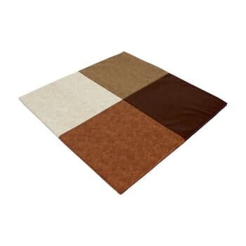 SoftScape Rustic Squares Activity Mat - Distressed Assorted