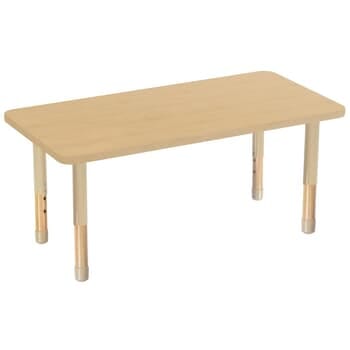 Activity Table with Adjustable Wood Legs