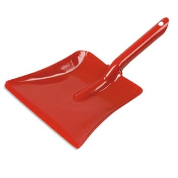 Red Enamel Dustpan