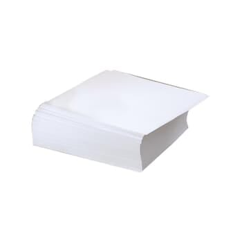 Bulk White Metal Inset Paper