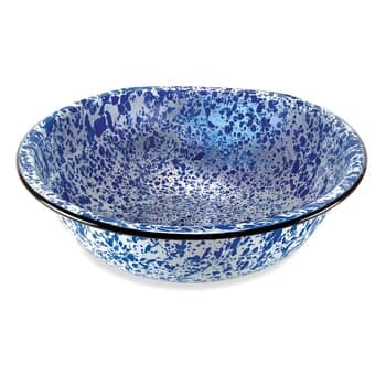 Blue Enamelware Bowl 
