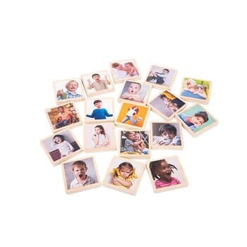 My Emotions Wooden Tiles