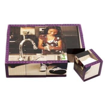 Healthy Habits Cube Puzzle