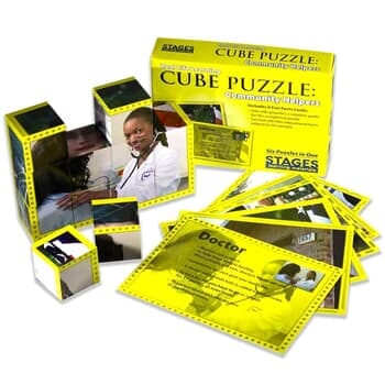 Community Helpers Cube Puzzle