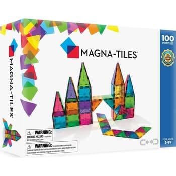 Magna-Tiles Clear Color 100 Piece Set