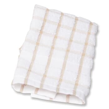 Tan / White Dishcloth