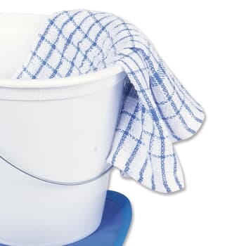 Blue Checked Terry Kitchen Towel