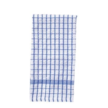 Blue Checked Terry Kitchen Towel