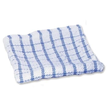 Blue Checked Terry Kitchen Cloth